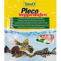 TetraPleco Veggie Wafers (пластинки) 15г Полноценный корм для растительноядных донных рыбv