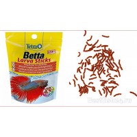 TetraBetta Larva Sticks (палочки) 5г Корм для петушков и лабиринтовых рыб