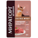 Корм консервированный Мираторг Extra Meat с говядиной в соусе