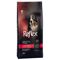 Корм для взрослых собак Reflex Plus с ягненком и рисом для крупных пород