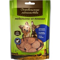 Деревенские лакомства 0,055кг медальоны из ягненка для собак мини-пород (79711519)