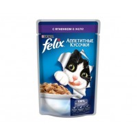 Корм для кошек Felix Аппетитные кусочки, 85 г, Ягненок