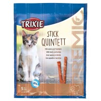 Лакомство для кошек Trixie 42723 Premio Quadro-Sticks ягненок/индейка 5 шт х 5 г (4011905427232)