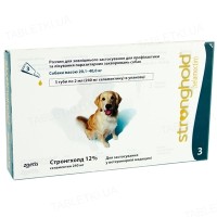 Стронгхолд капли от блох, клещей и гельминтов для собак, 20,1-40 кг, 12% 2 мл