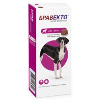 Бравекто таблетка жевательная 1400 мг для собак 40-56 кг, 2 шт