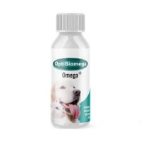 OPTIBIOMEGA OMEGA+ Поддержка здоровой кожи и шерсти с жирными кислотами омега-3 и омега-6 для кошек и собак