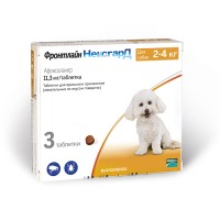 Фронтлайн НексгарД таблетки жевательные для собак 4-10 кг, 3 шт. (вет)