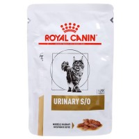 Влажный корм Royal Canin Urinary S/O Влажный корм полнорационный диетический для взрослых кошек предрасположенных к набору лишнего веса, способствующий растворению струвитных камней и предотвращению их повторного образования. (39540040R0)