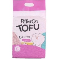 Рetpet cat tofu cat little lavender flavour Наполнитель для кошек Лаванда вес 2 кг 